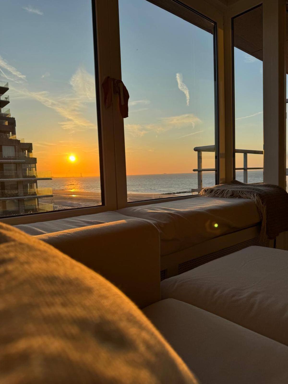 Luxe Studio/Suite Met Zeezicht En Volle Zon Кнокке-Гейст Екстер'єр фото