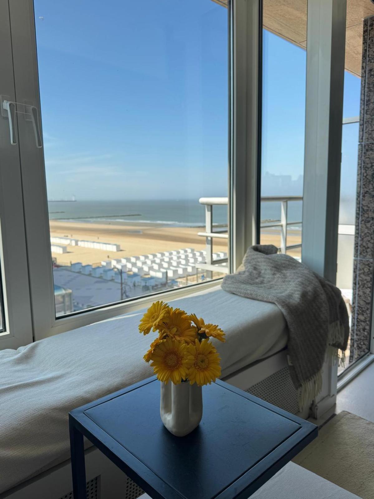 Luxe Studio/Suite Met Zeezicht En Volle Zon Кнокке-Гейст Екстер'єр фото